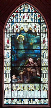 Northcroft window, St Andrews Anglican Church, Epsom, Auckland.